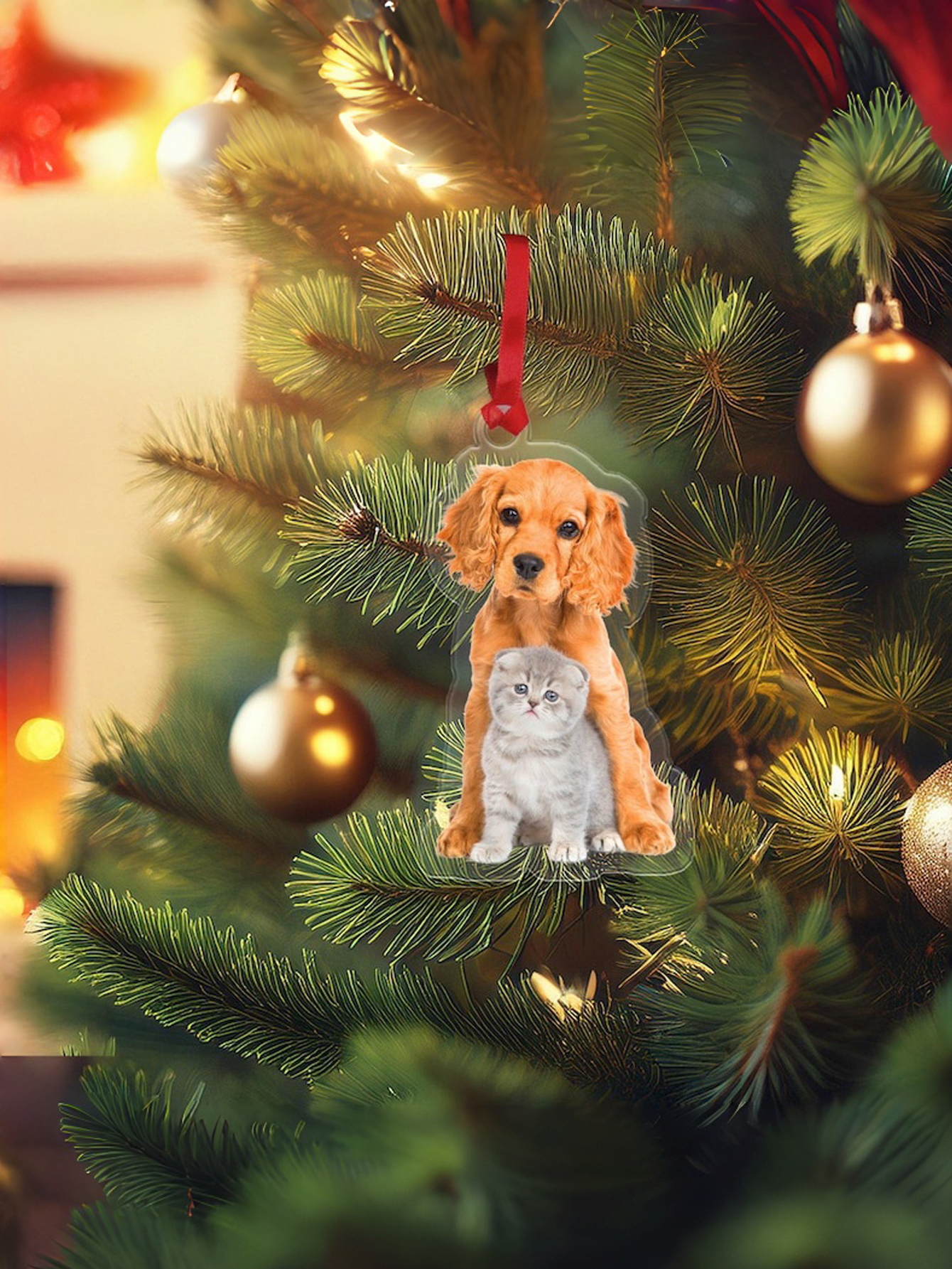 Customized Personalized Christmas Photo Ornaments